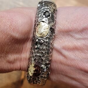 Tat2 Designs SILVER, Gold, Pave REDONDO BANGLE